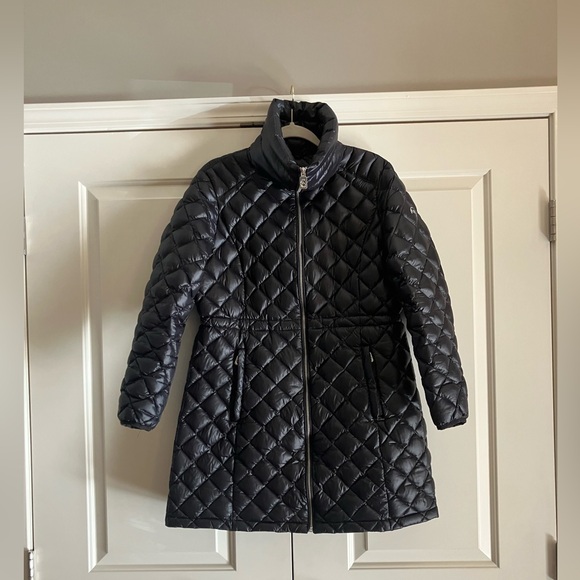 Michael Kors Jackets & Blazers - Michael Kors black down puffer jacket long size large. See all photos.
